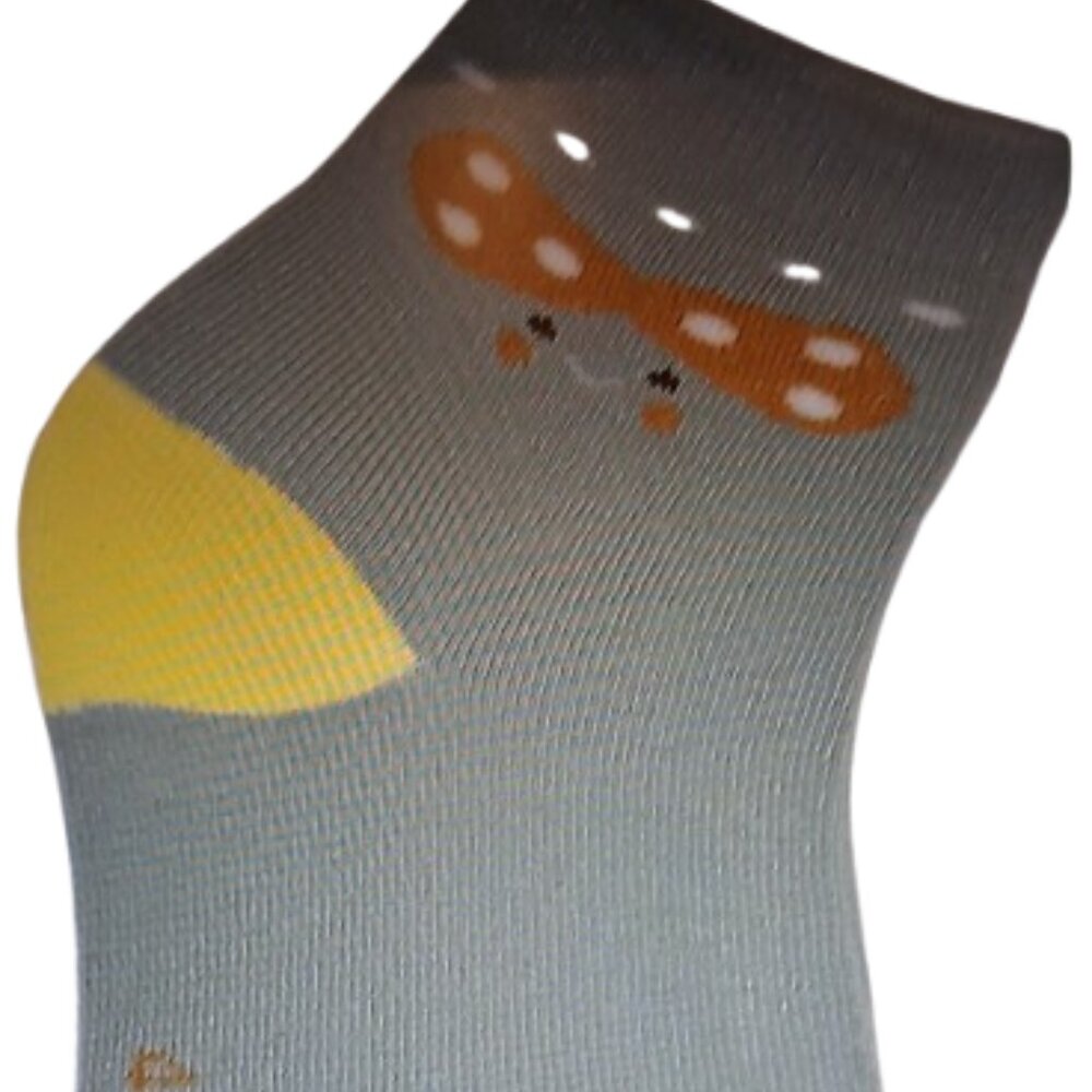 Kids Cartoon Socks NWOT Light Blue/Cream Size 2–5 – Free Shipping